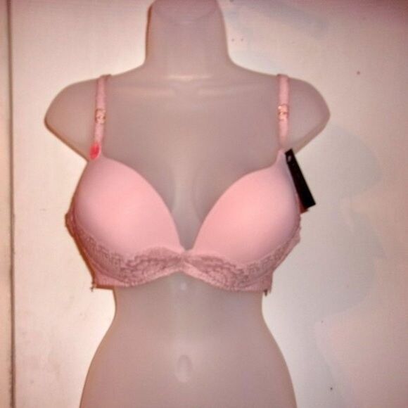 Youmita Misty Rose Lace Soft Cup Demi 38B Bra NWT - Picture 1 of 12
